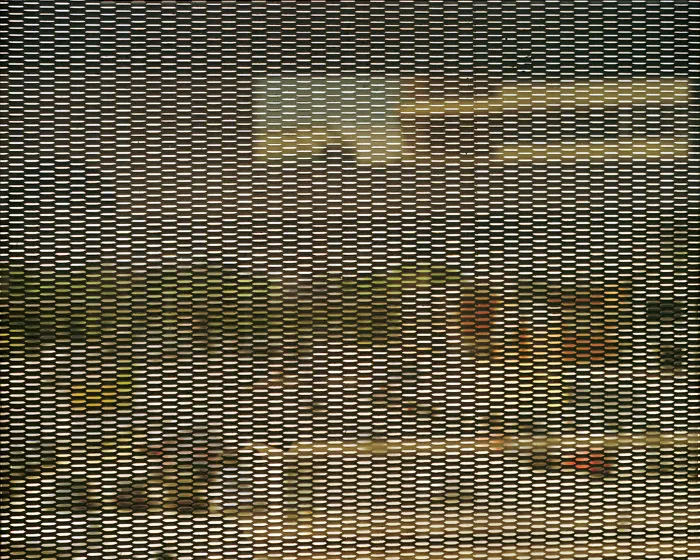 abstract color photograph titled Intersection, 48 x 60 inches.