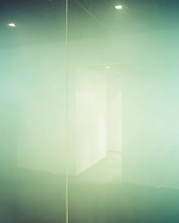 abstract color photograph titled Entrance, 59.1 x 47.2 inches.