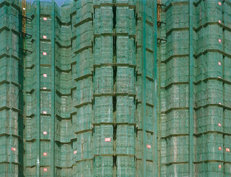abstract color photograph titled Canvas, 47.2 x 61.8 inches.
