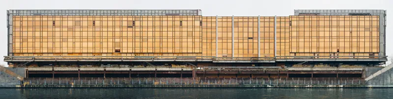 abstract color photograph titled Palace, 25.2 x 98.4 inches.