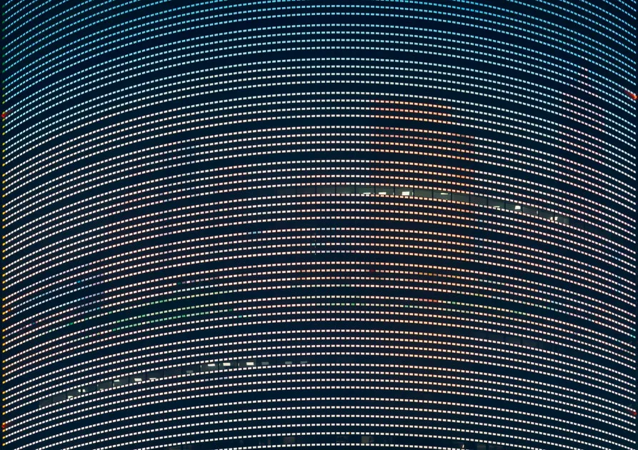 abstract color photograph titled Mirage, 47.2 x 66.9 inches.