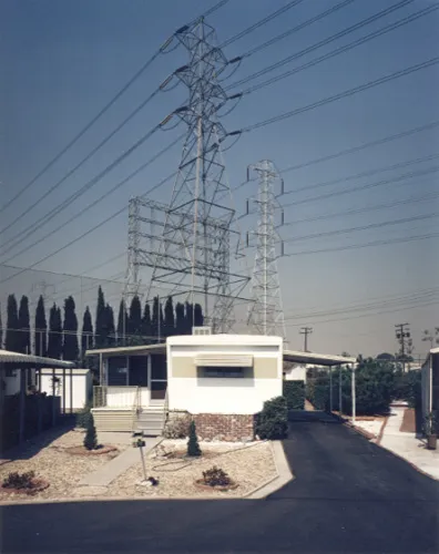 color photograph of 178th Street at Manhattan Place, Torrance.