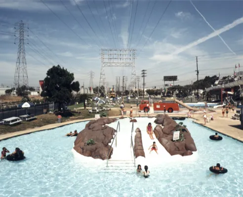 color photograph of Monsoon Lagoon, Torrance.