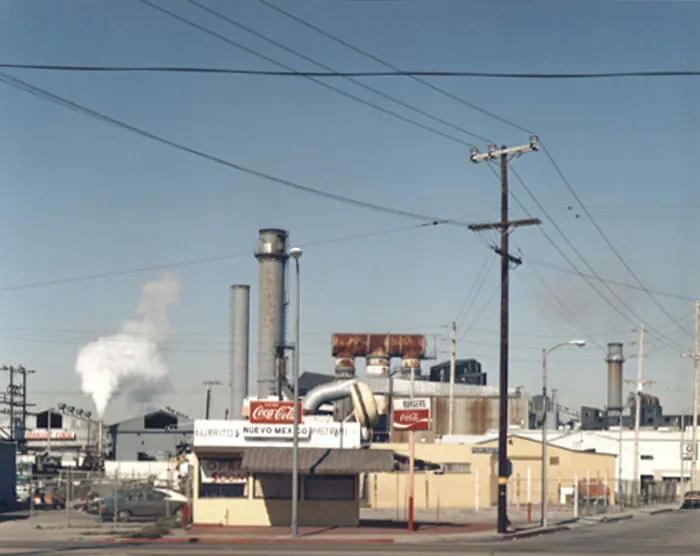 color photograph of Pacific Coast Highway at Alameda Street, Wilmington.